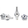 Generique Plug Bijou Leaf 7 x 2.7cm Transparent
